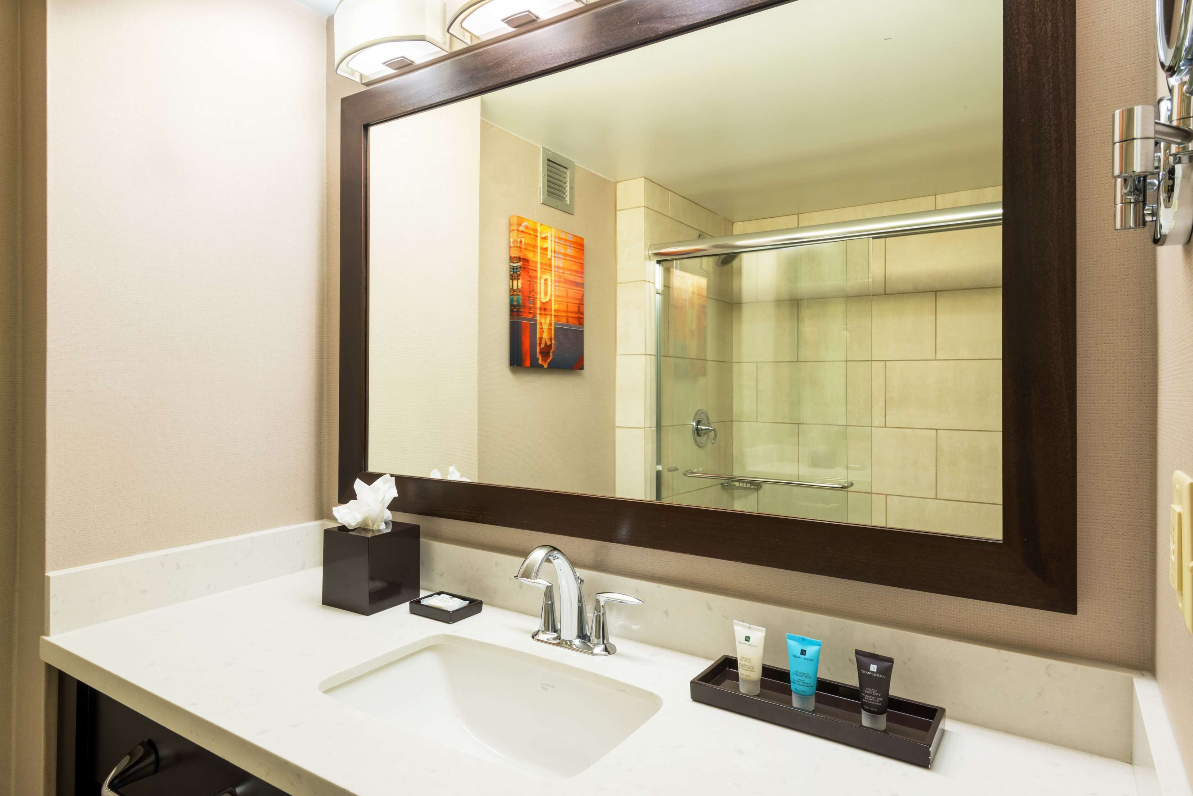 suite, 1 king bed (one bedroom) | bathroom | free toiletries, hair dryer, towels