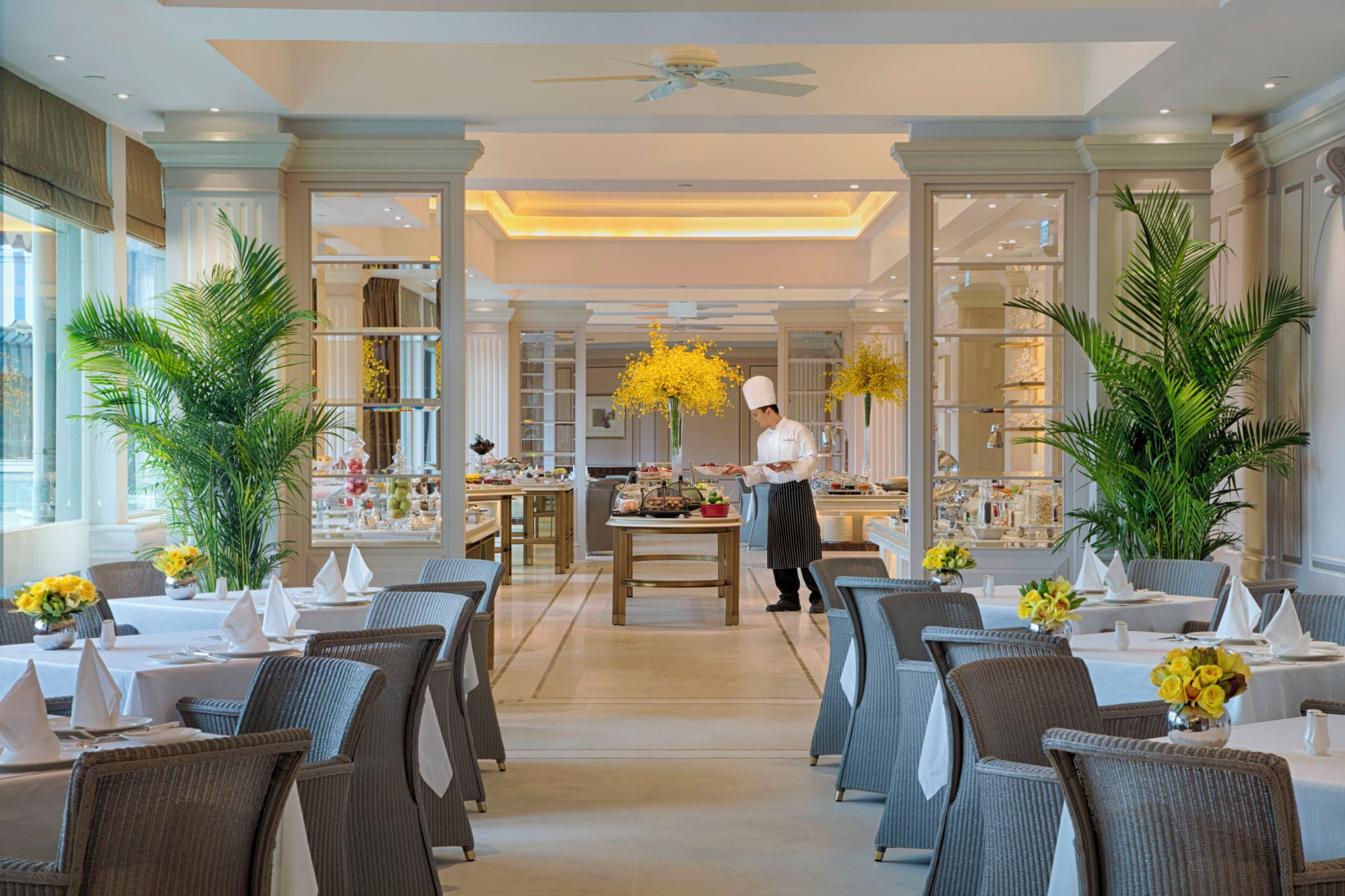 Daily buffet breakfast for a fee