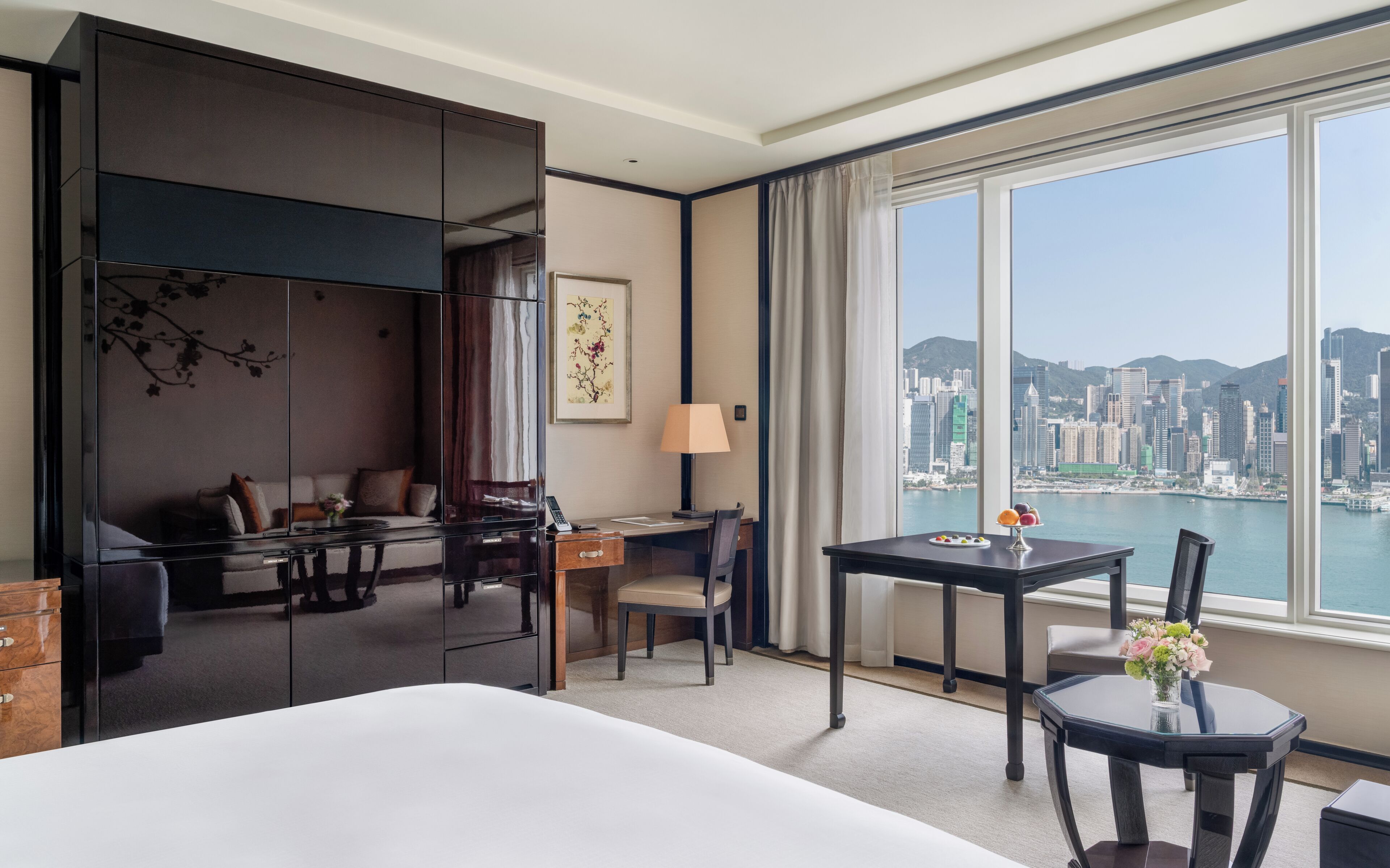 Premium bedding, down comforters, minibar, in-room safe