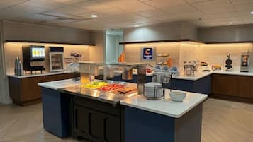 Free daily full breakfast