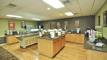 Free daily full breakfast