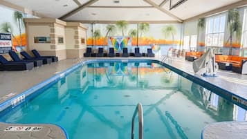 Indoor pool, seasonal outdoor pool