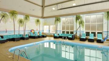 Indoor pool, seasonal outdoor pool