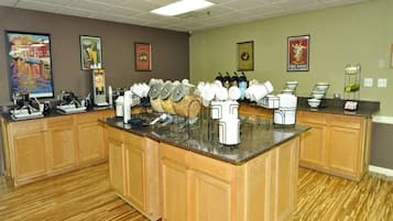 Free daily full breakfast