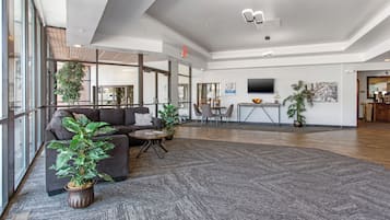 Sala de estar en el lobby