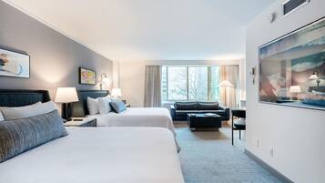 Literie de qualité supérieure, coffres-forts dans les chambres, bureau
