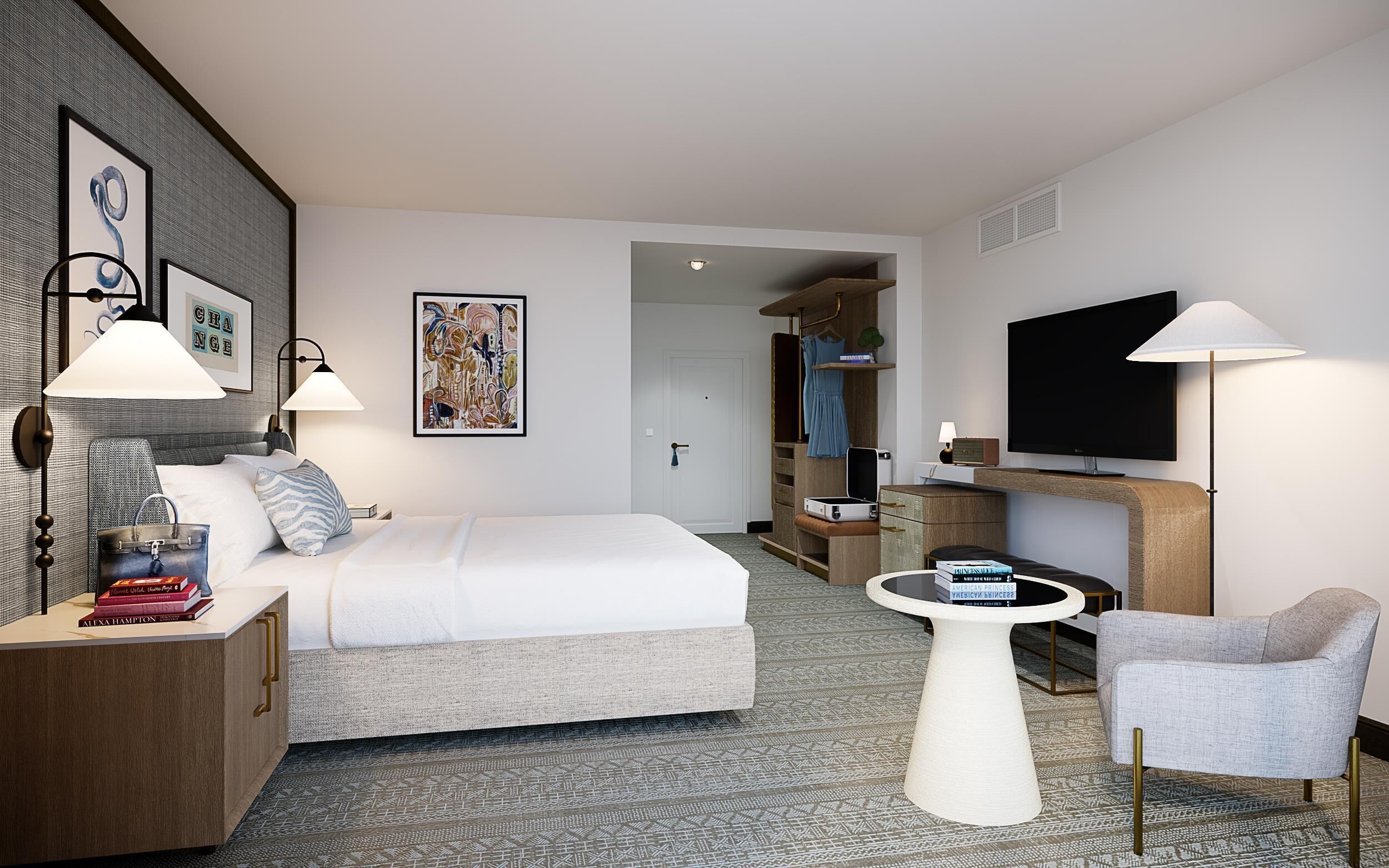 Premium bedding, in-room safe, desk, laptop workspace