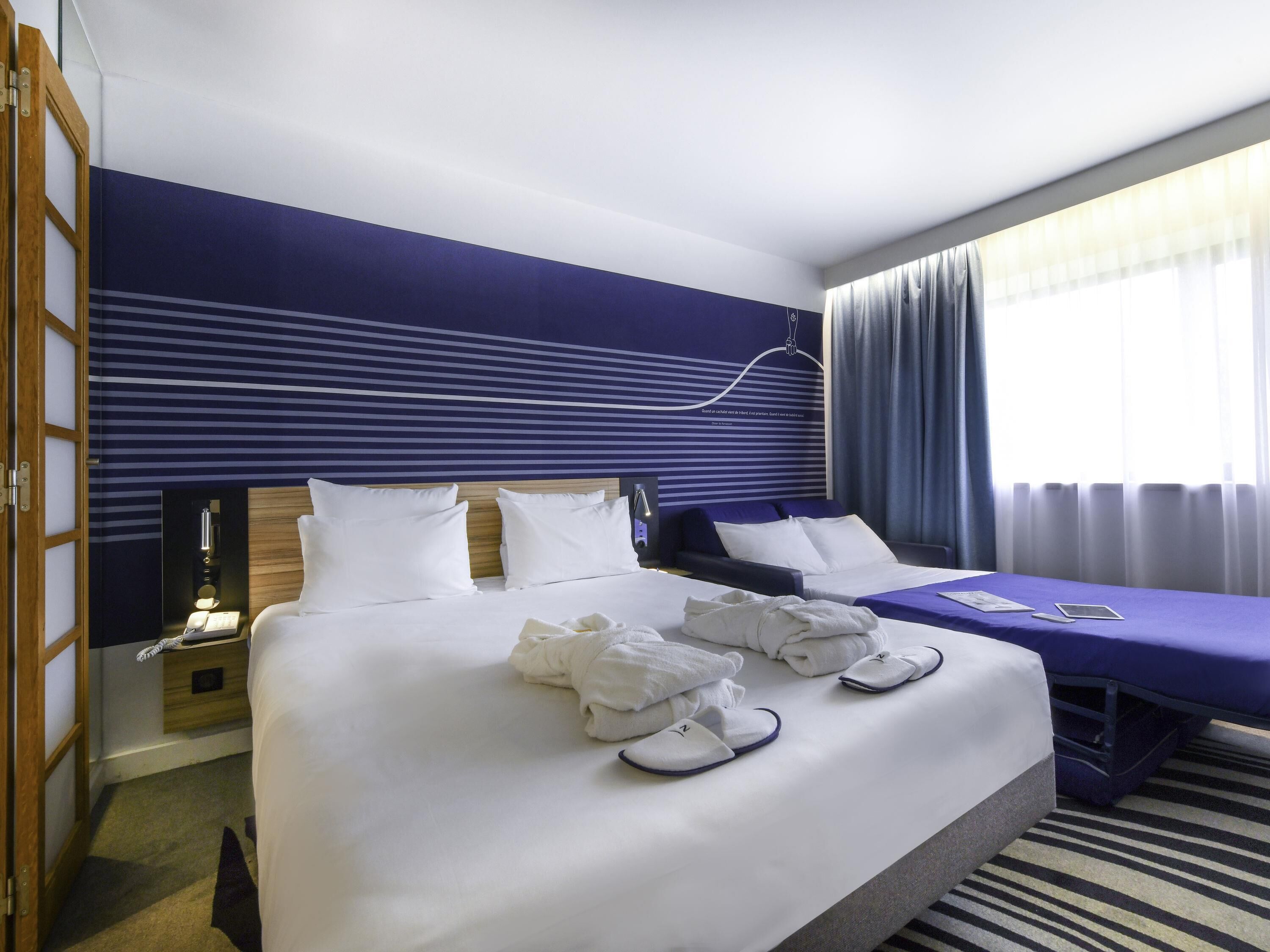 Minibar, in-room safe, desk, blackout curtains