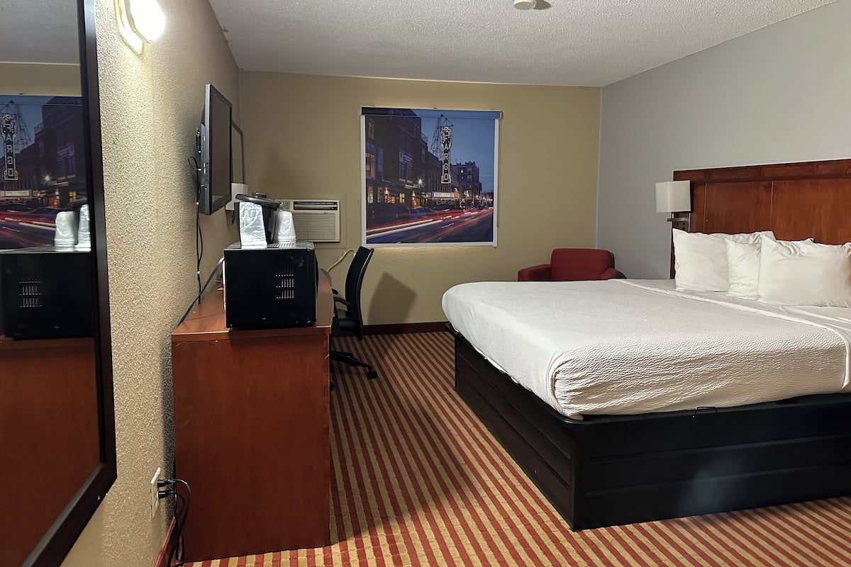 Chambre, 1 trĂšs grand lit, non-fumeurs | Draps fournis