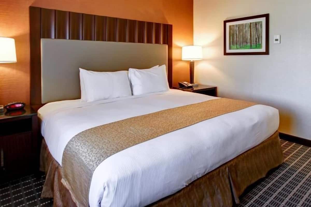 Caja de seguridad en la habitación, escritorio y cortinas blackout