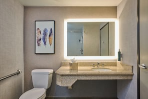 Room, 1 Katil Raja (King), Accessible | Bilik Mandi | Kelengkapan dandanan diri percuma, pengering rambut, tuala disediakan 