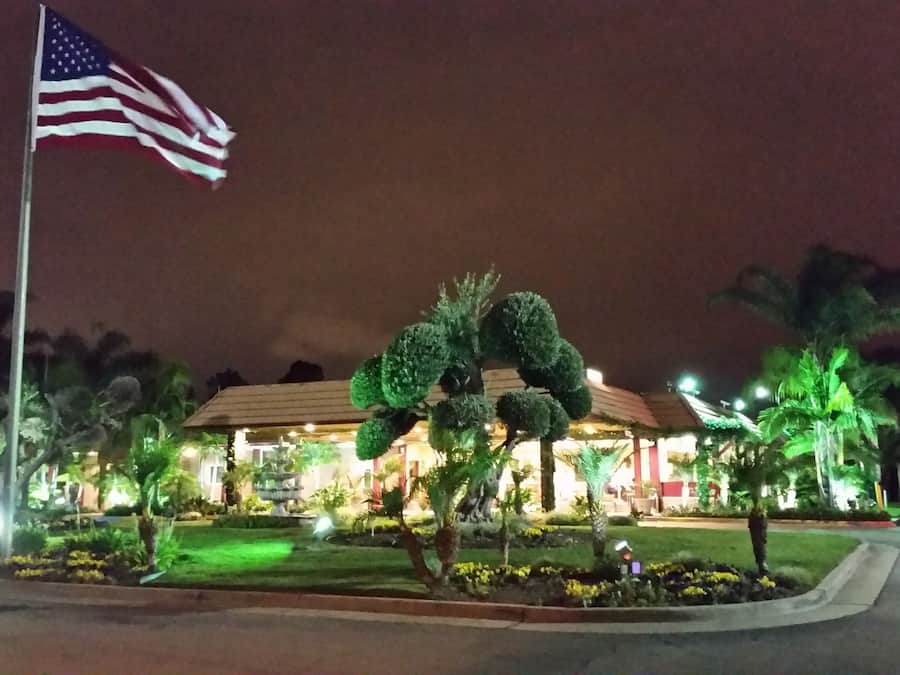 Façade de l’hébergement