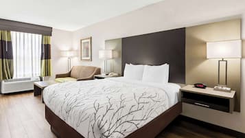 Standard Room, 1 Queen Bed, Accessible, Bathtub | Desk, laptop workspace, iron/ironing board, free cribs/infant beds