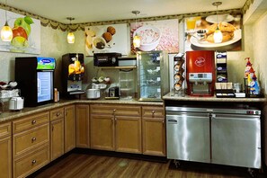 Café da manhã continental grátis