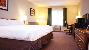 Standard Room, 1 Queen Bed, Accessible, Non Smoking (Pet-Friendly) | Desk, free WiFi, bed sheets, alarm clocks - Magnuson Hotel Country Inn (Ishpeming)