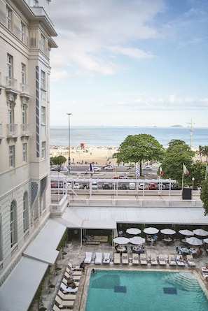 Suite, 1 Bedroom, Pool View | View from room - Copacabana Palace, A Belmond Hotel, Rio de Janeiro (Rio de Janeiro)