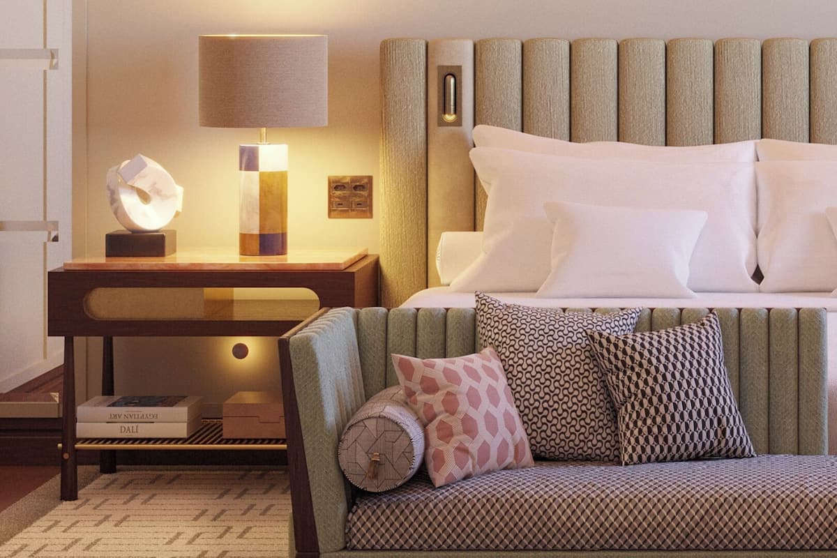 Sängtillbehör av högsta kvalitet och minibar