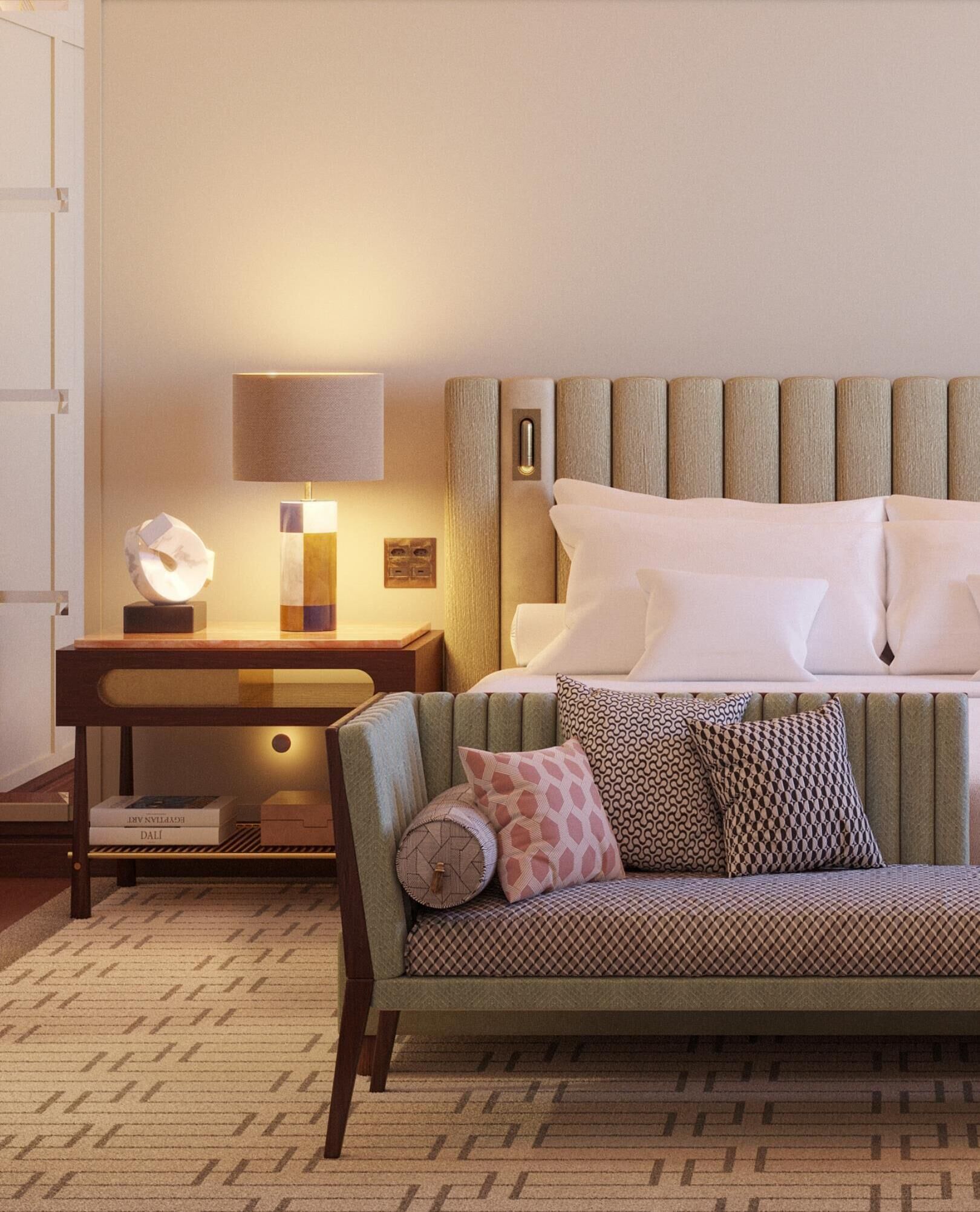 Premium bedding, minibar, in-room safe, desk
