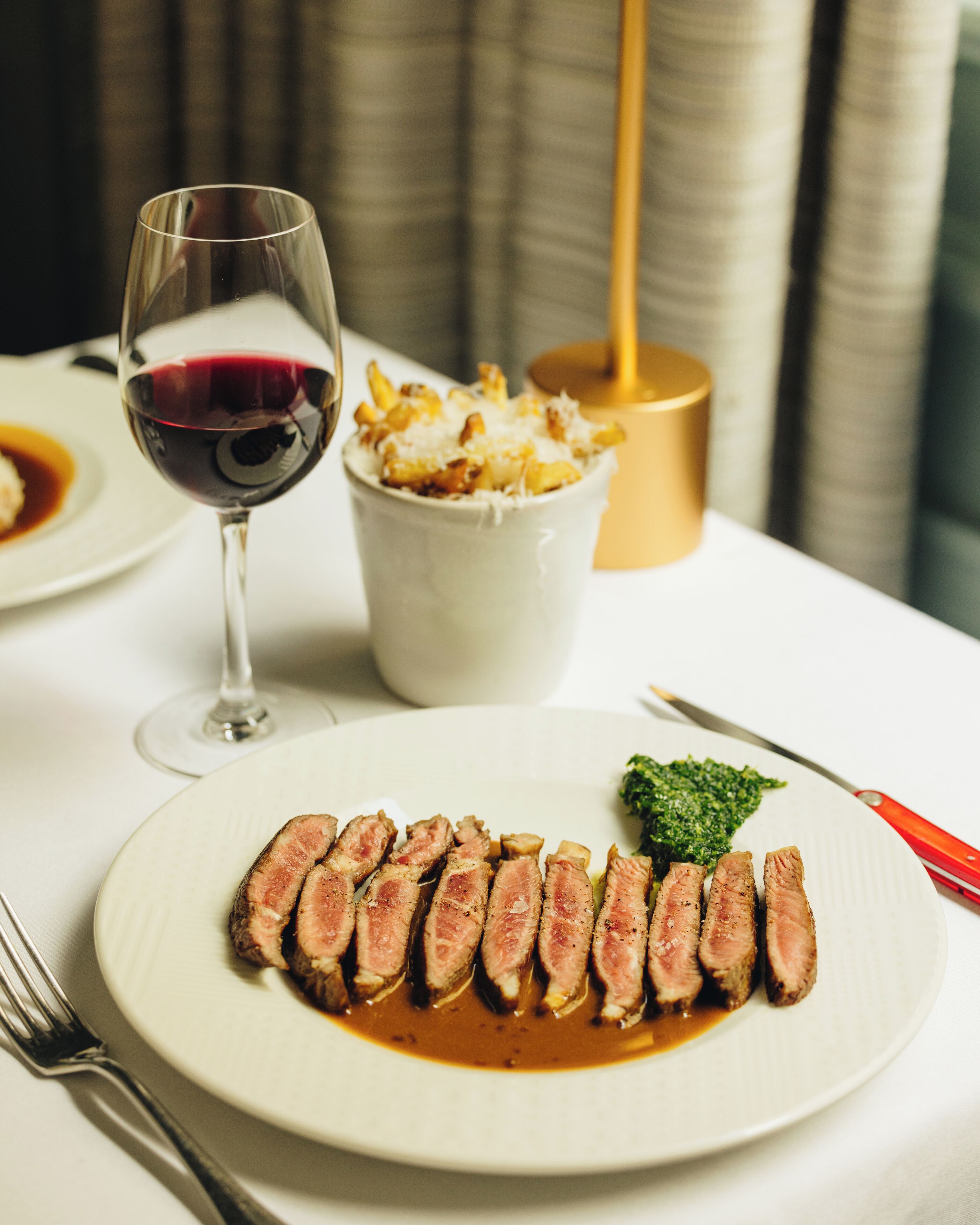 breakfast, lunch and dinner served