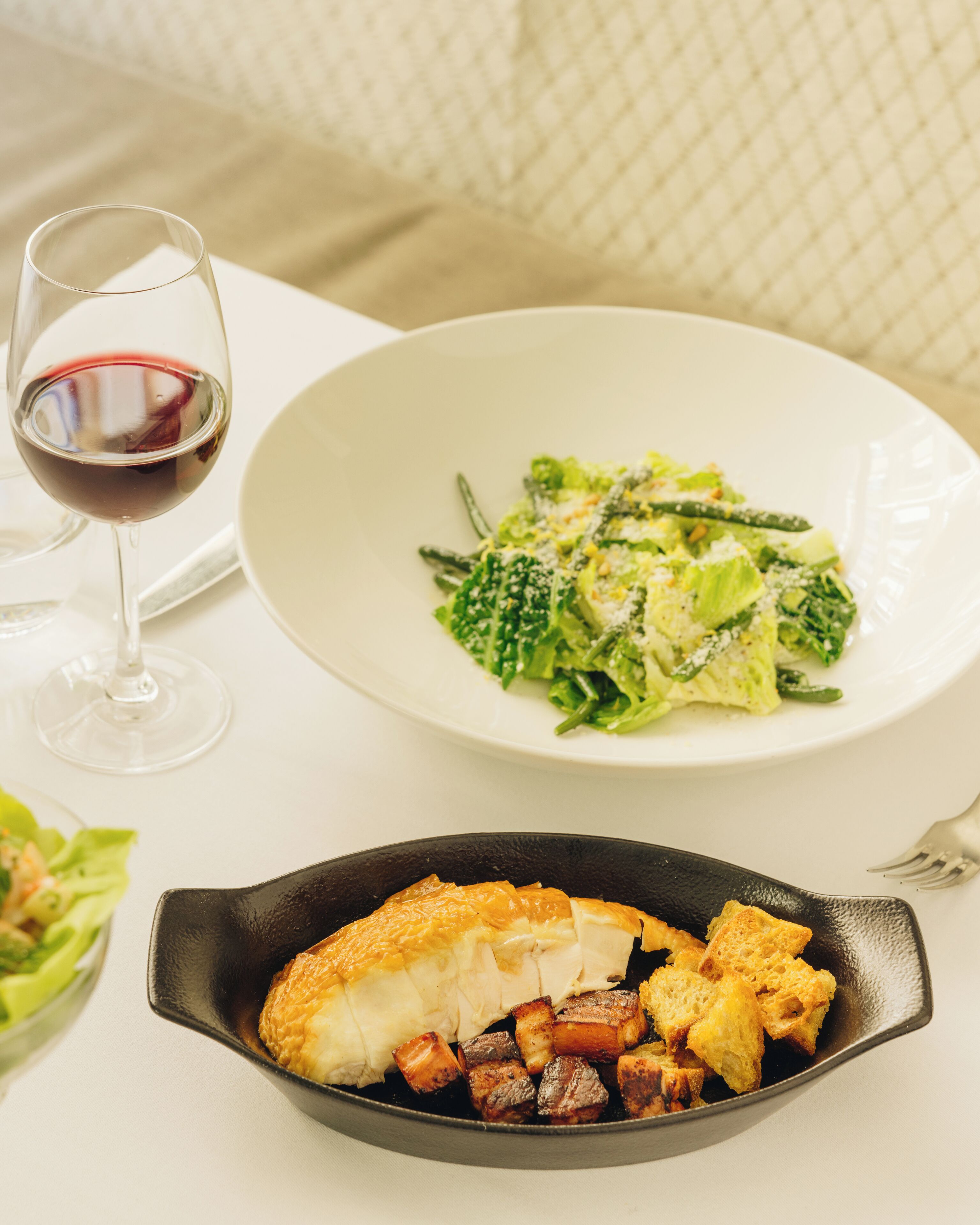 breakfast, lunch and dinner served