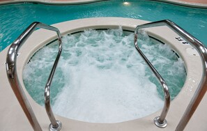 Indoor spa tub