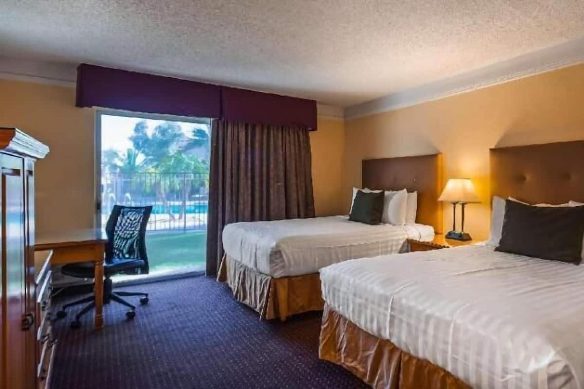 In-room safe, desk, laptop workspace, blackout drapes