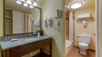 Standard Room, 2 Queen Beds, Non Smoking, Microwave | Bathroom