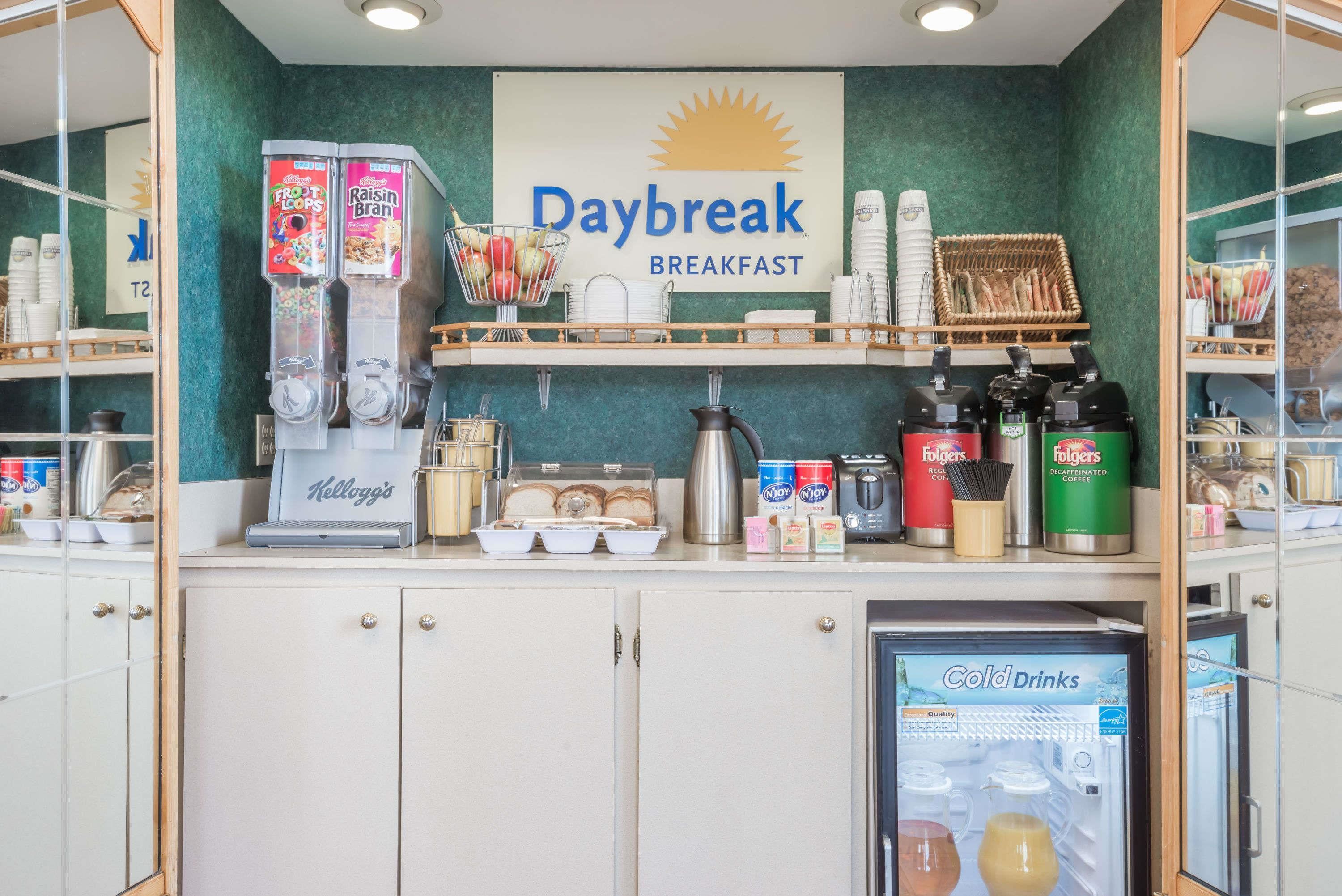 Free daily on-the-go breakfast 