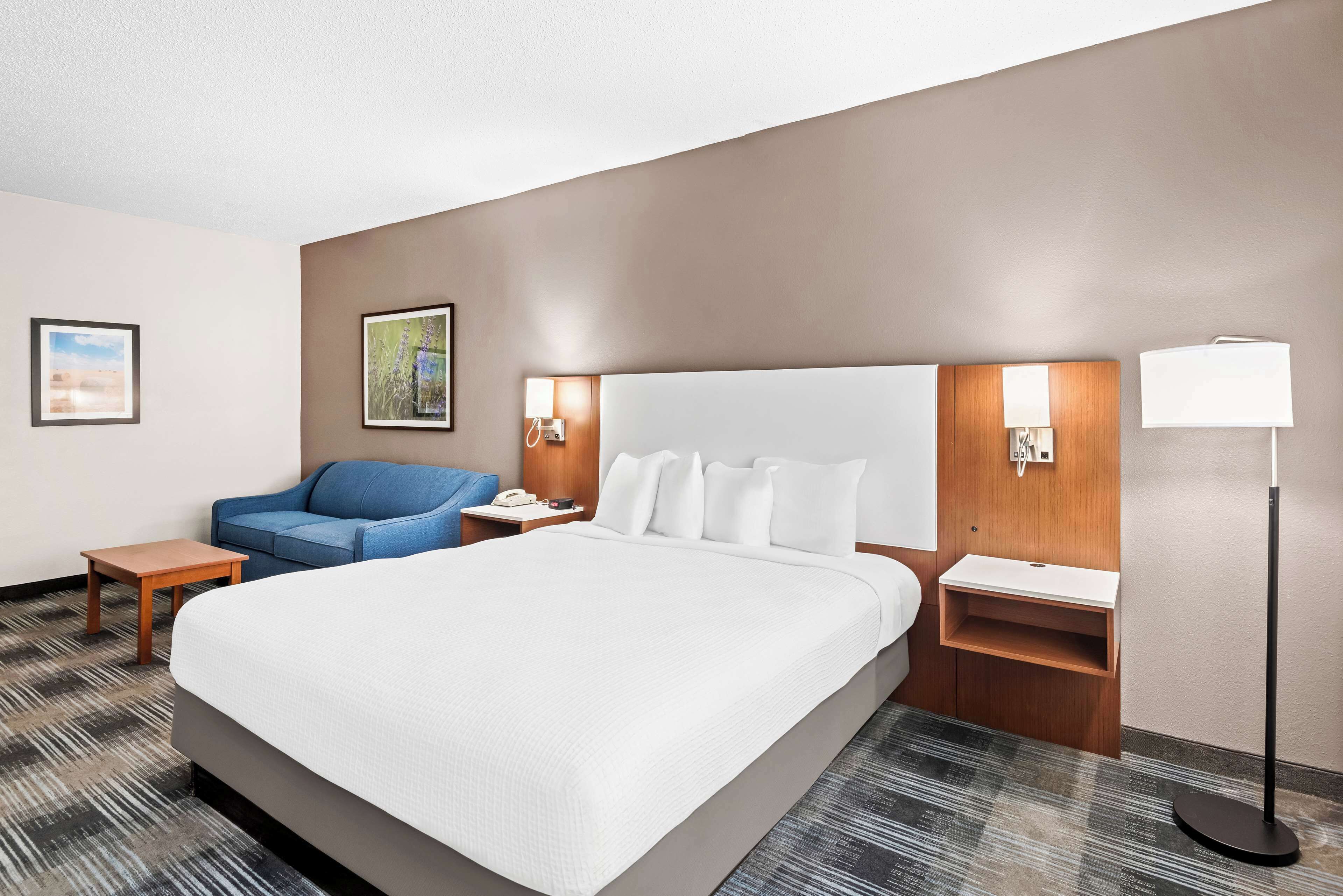 Standard Room, 1 King Bed, Non Smoking (with Sofabed) | Iron/ironing board, free cribs/infant beds, free WiFi, bed sheets