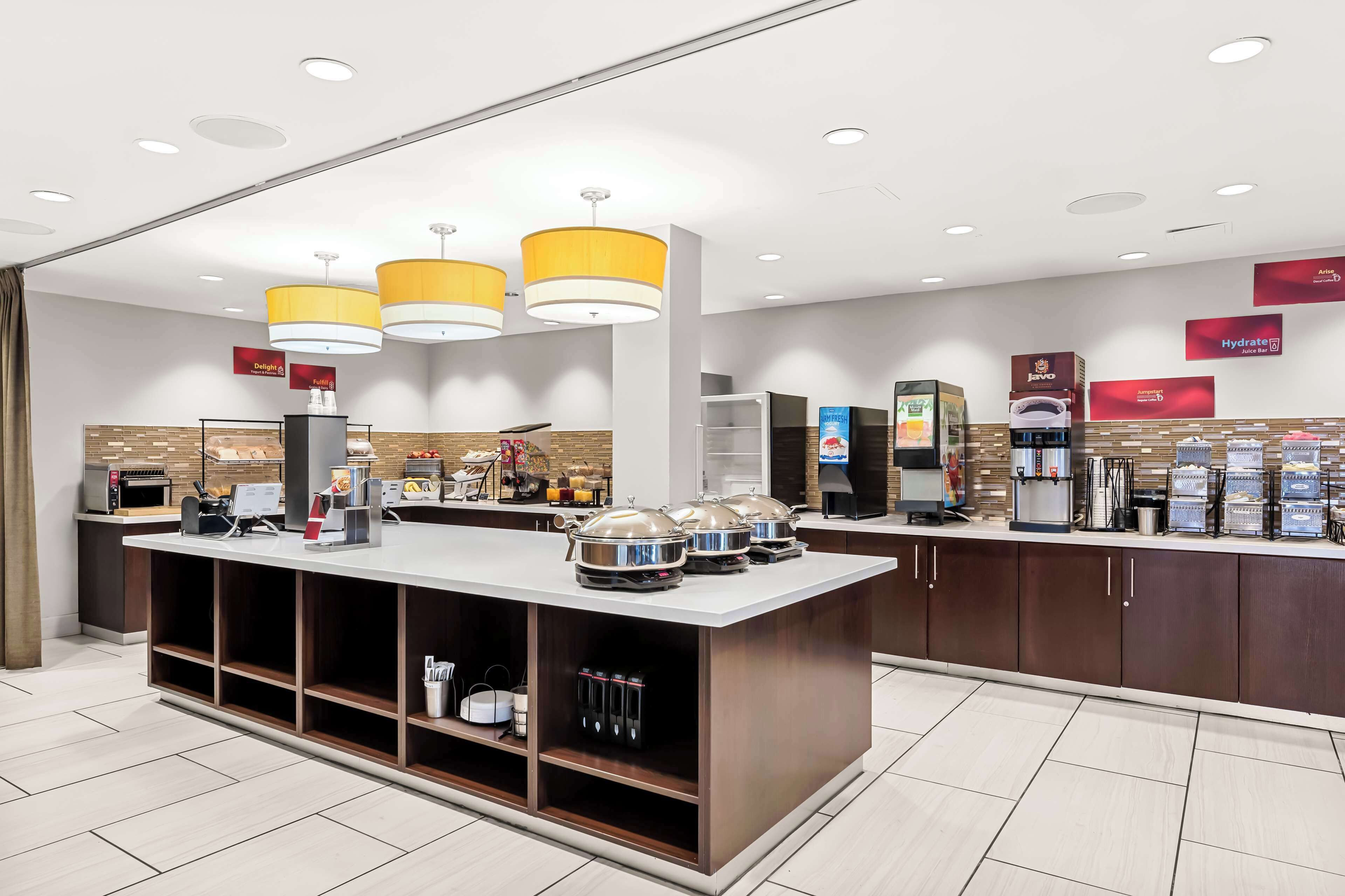 Free daily self-service breakfast 