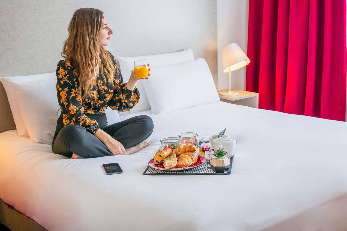 Superior-Zimmer, 1 King-Bett und Schlafsofa | Hochwertige Bettwaren, Pillowtop-Betten, Minibar, Zimmersafe