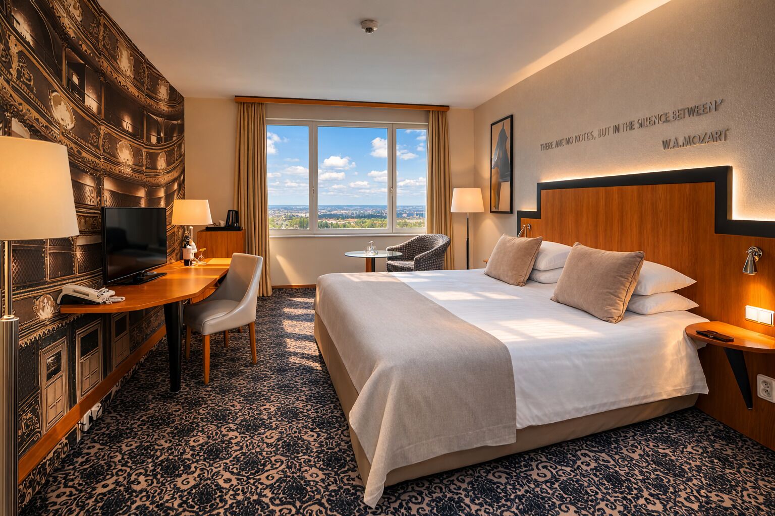 Minibar, in-room safe, blackout drapes, soundproofing