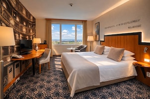 Minibar, odada kasa, güneşlik/perde, ses yalıtımı