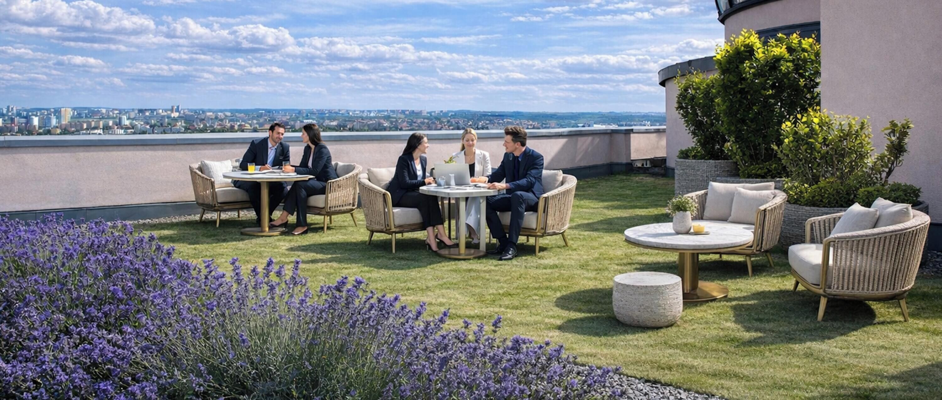 Terraza en la azotea