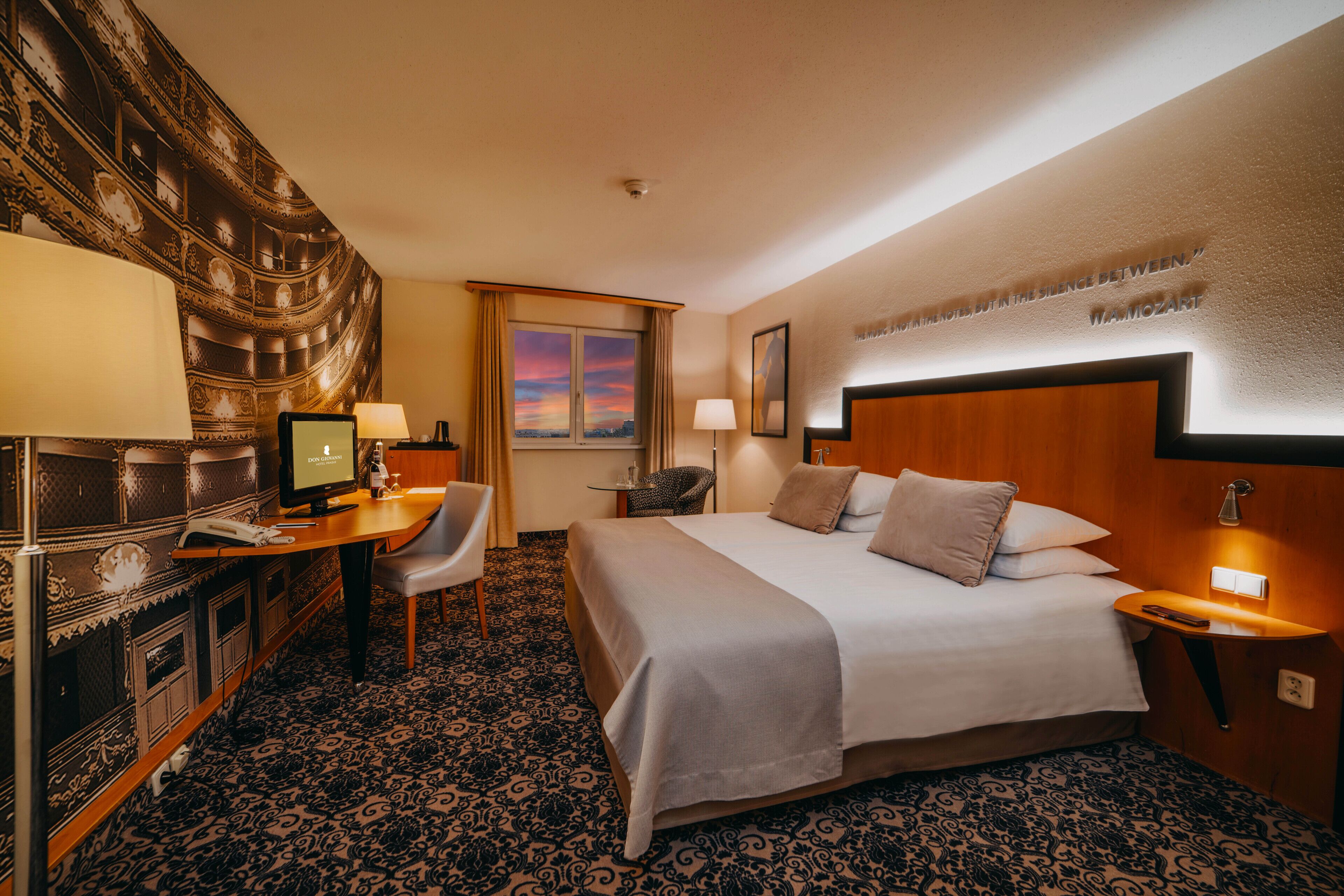 Minibar, in-room safe, blackout drapes, soundproofing