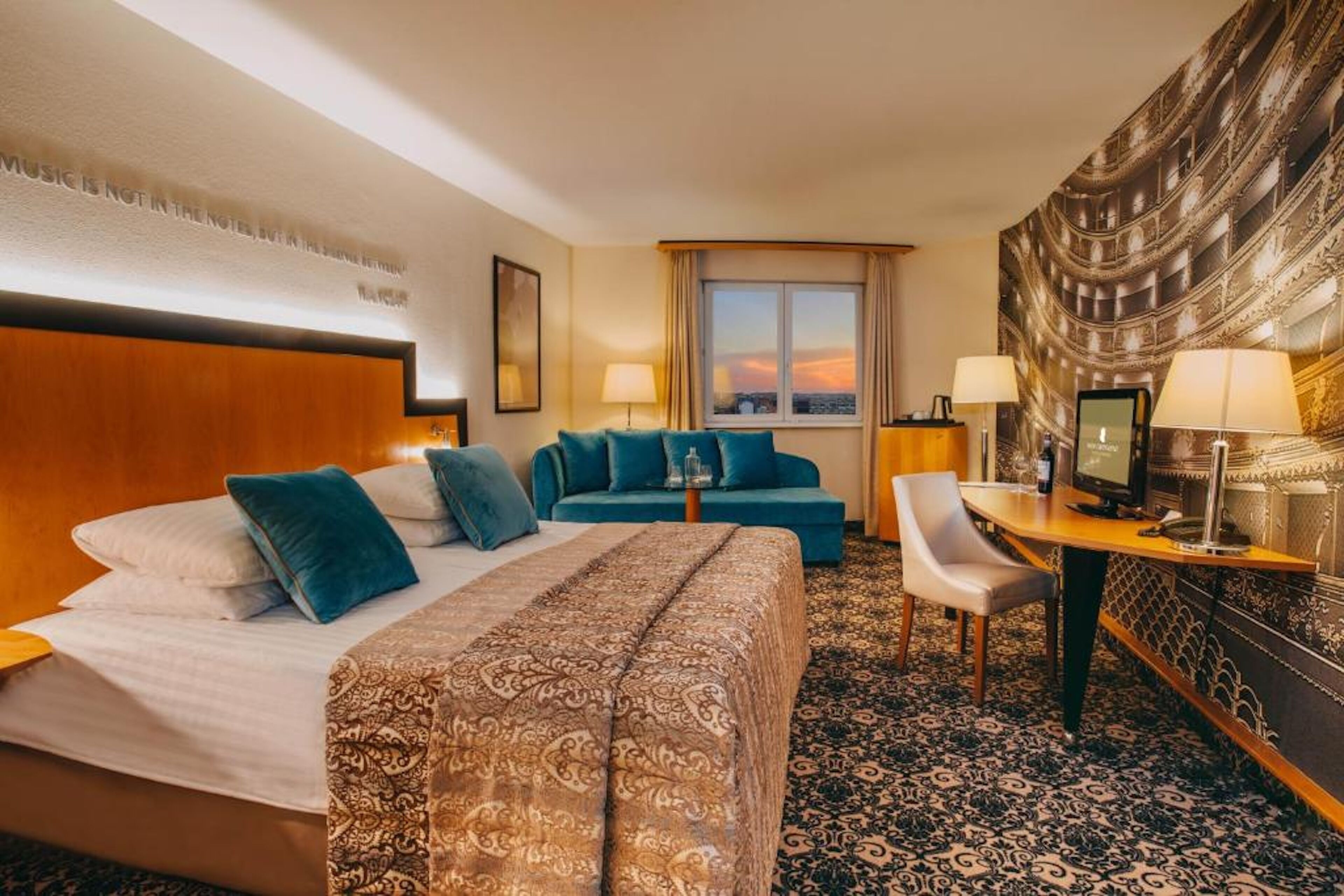 Minibar, in-room safe, blackout drapes, soundproofing