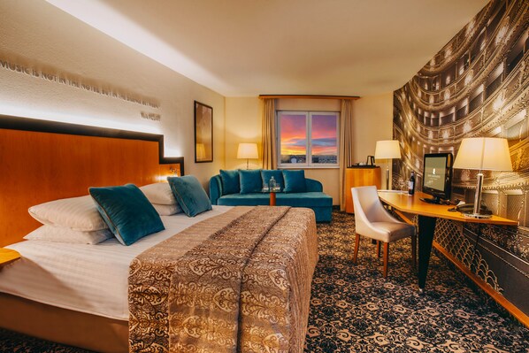 Minibar, in-room safe, blackout curtains, soundproofing