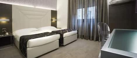 Superior Double Room | Frette Italian sheets, down comforters, minibar, in-room safe