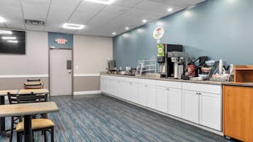 Free daily on-the-go breakfast