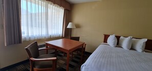 Room, 2 Queen Beds, Kitchenette | 1 bedroom, individually furnished, laptop workspace, blackout drapes