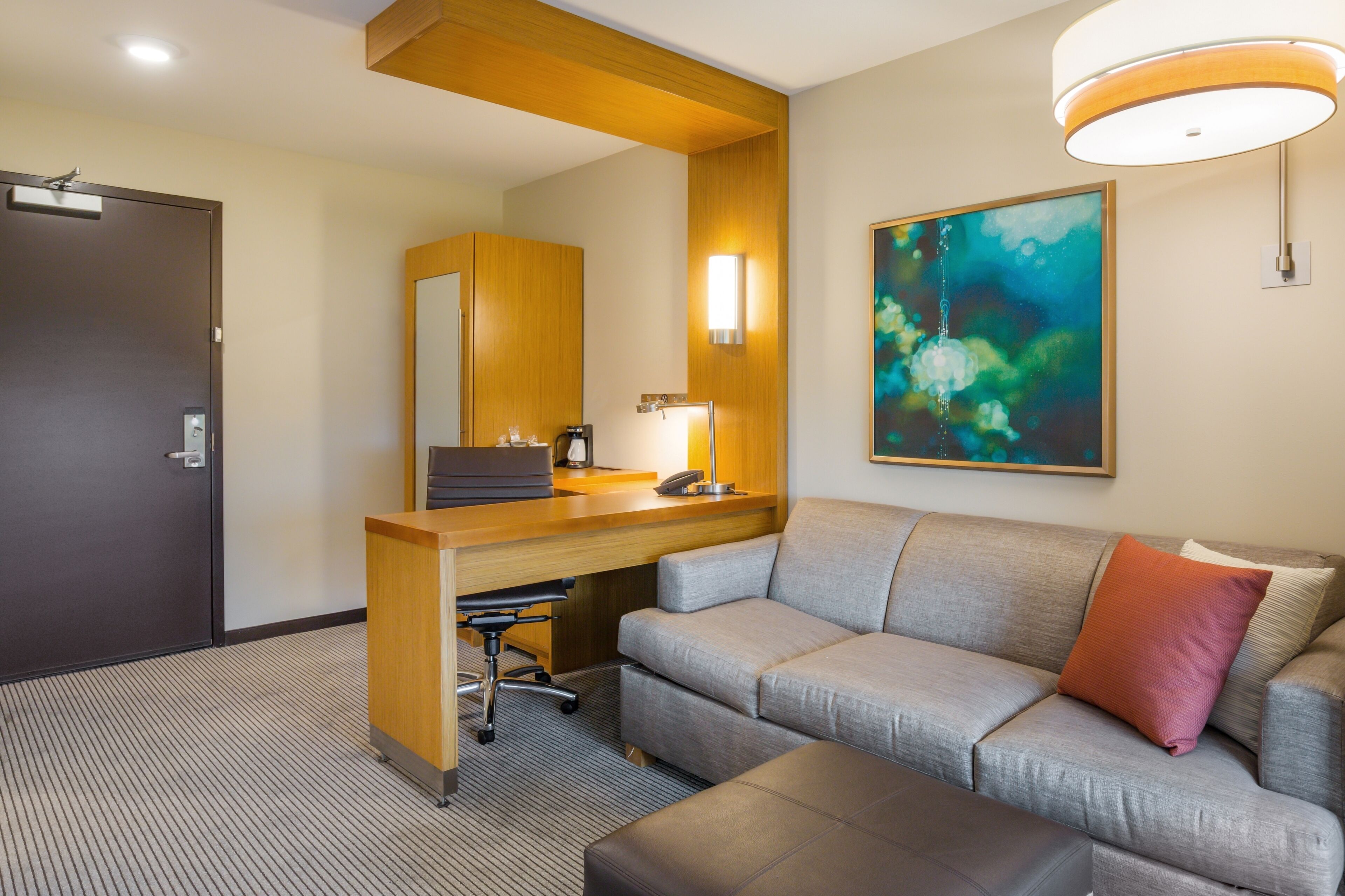 deluxe room, 1 king bed with sofa bed (speciality) | living area | flat-screen tv