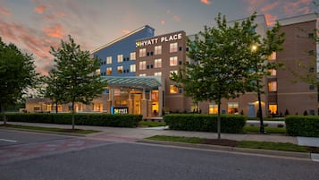 Front of property - evening/night