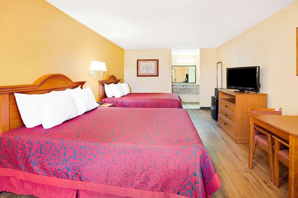 In-room safe, desk, iron/ironing board, free cribs/infant beds