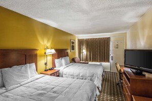 Premium bedding, desk, iron/ironing board, rollaway beds