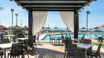 Indoor pool, seasonal outdoor pool