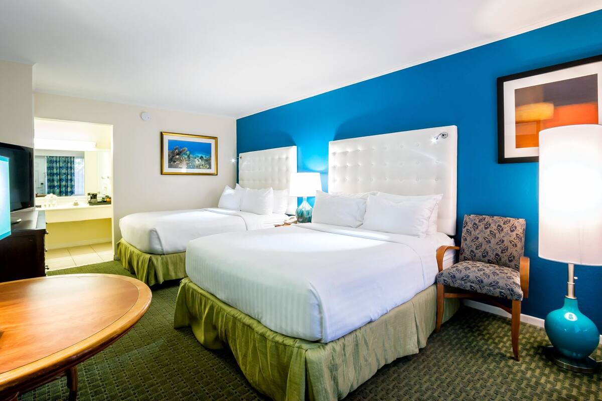 standard room, 2 queen beds | 1 bedroom, hypo-allergenic bedding, in-room safe, blackout curtains