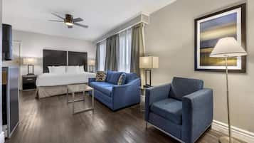 Non-Pet, 1 King Bed with Sofa Bed | In-room safe, desk, laptop workspace, iron/ironing board