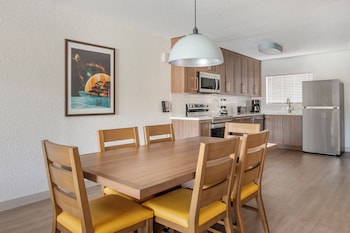 Dining room at Orbit One Vacation Villas