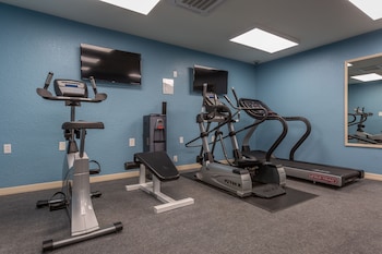 Fitness facility at Orbit One Vacation Villas