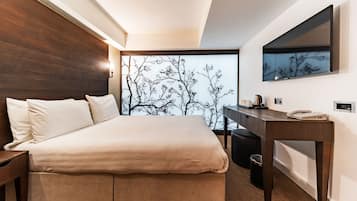 Deluxe-Doppelzimmer, ohne Fenster | Zimmersafe, Bügeleisen/Bügelbrett, kostenloses WLAN, Bettwäsche